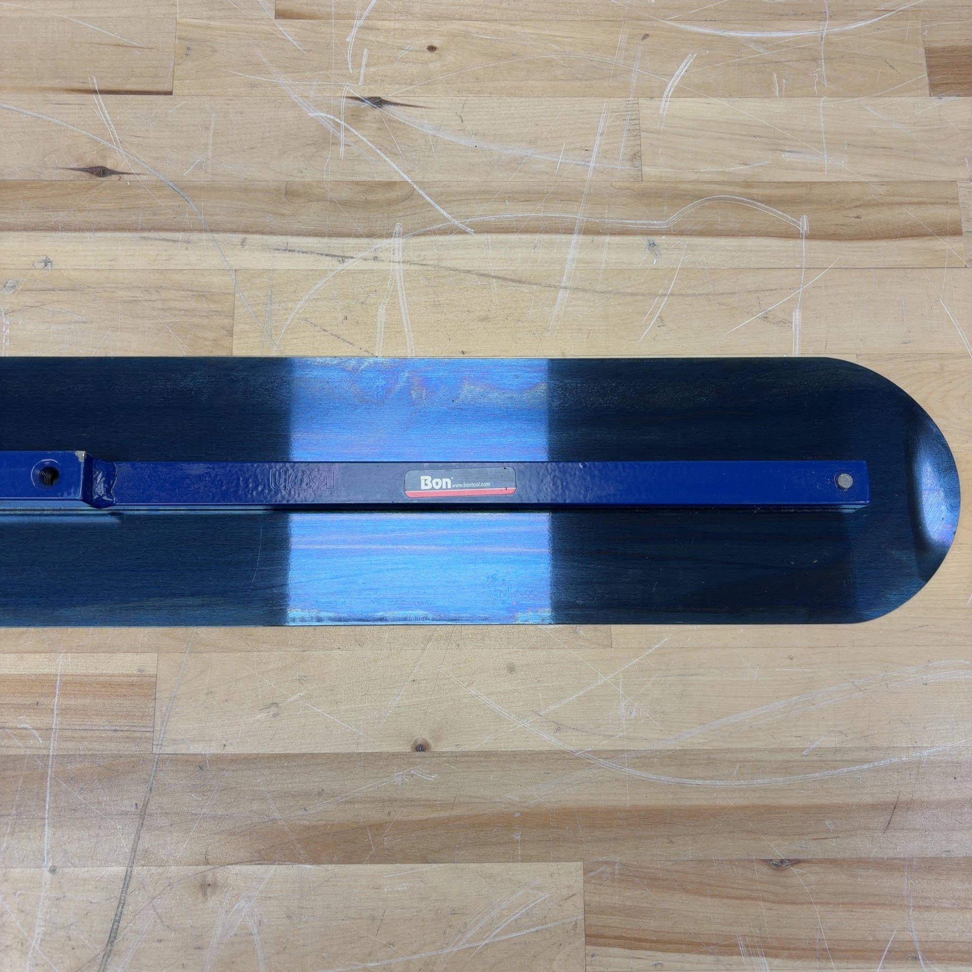 Bon 22-355 36-Inch by 5-Inch Round End Blue Steel Fresno Trowel